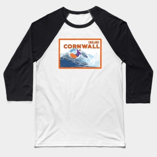 Cornwall England Baseball T-Shirt